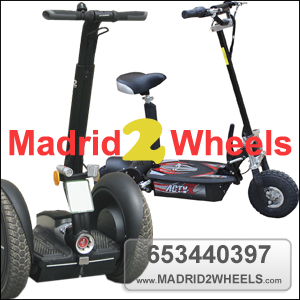 Tour Madrid en Segway - Patenetes electricos - Bicicletas